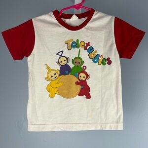 Vintage 90s Teletubbies kids graphic tee